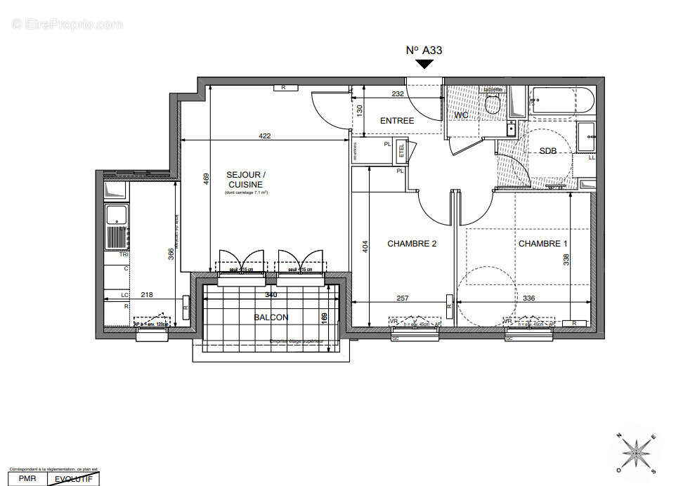 Appartement à LE PLESSIS-ROBINSON