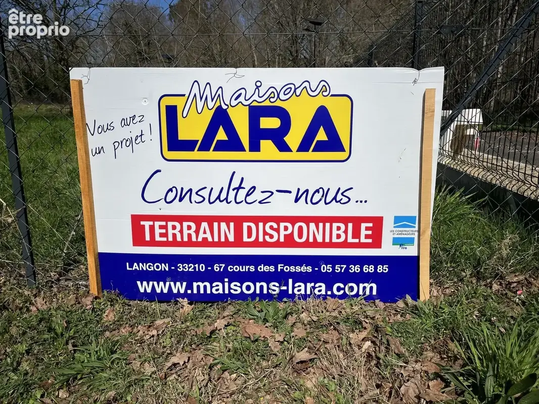 Photo Terrain à Roaillan au prix de 59 000€