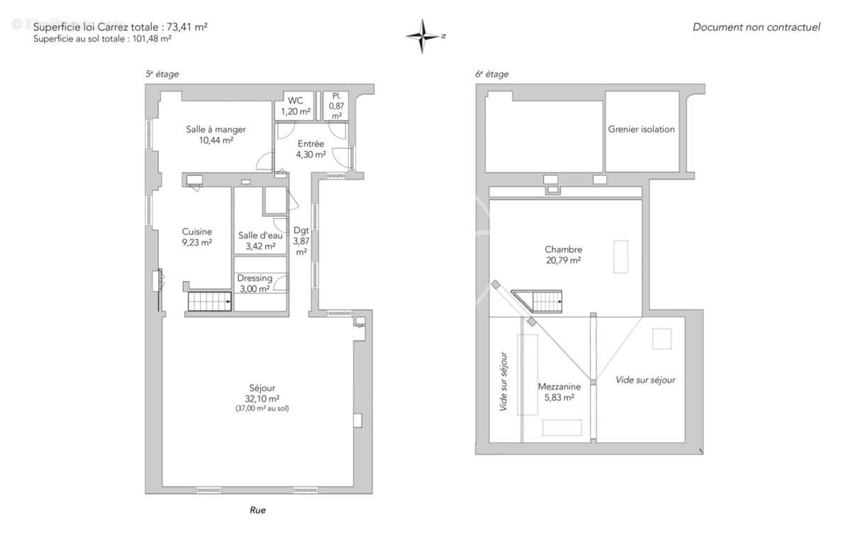 Appartement à PARIS-3E