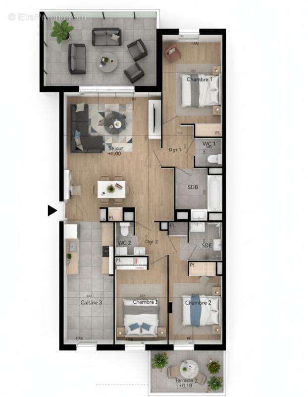 Appartement à BEZIERS