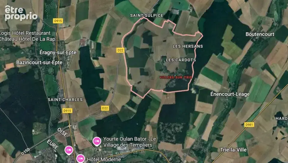 Terrain à TRIE-CHATEAU