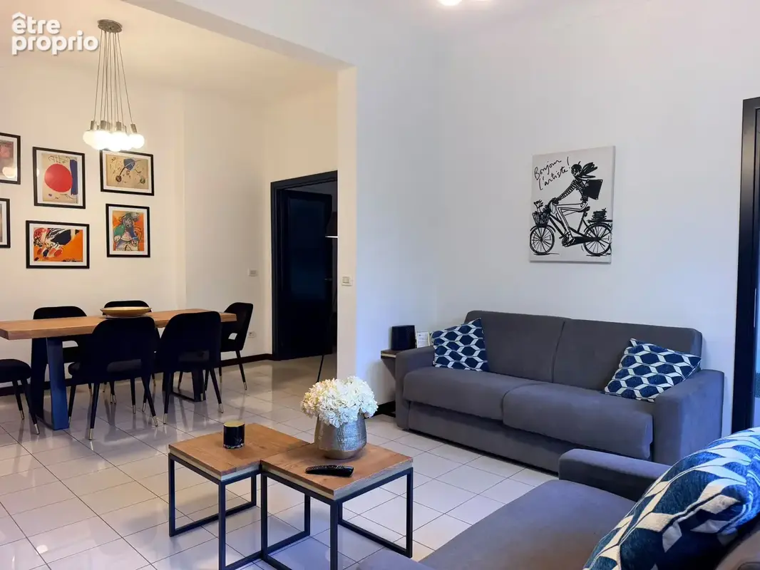 MENTONE - MADONE -  A quelques pas des plages, spacieux 3P de 72,43 m2 rénové avec balcon et cave. - photo 7