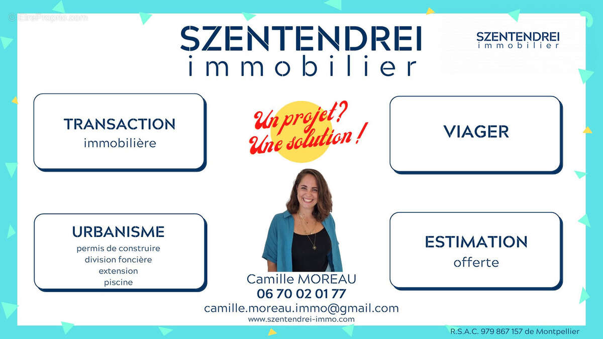 Szentendrei Immobilier - A vendre Appartement T3 Sète  - Appartement à SETE