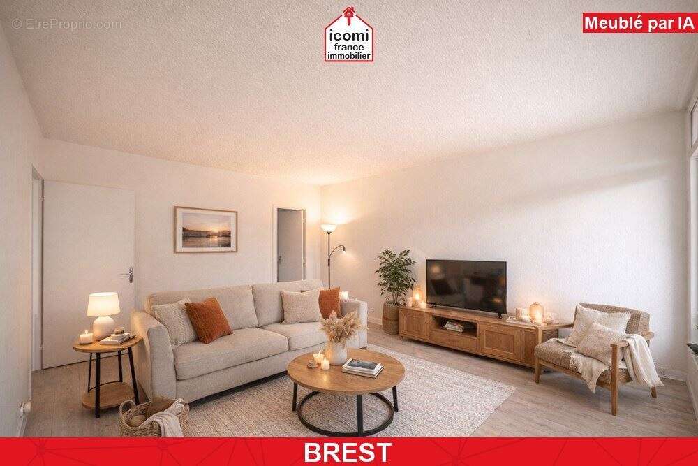 Finistere - brest (29200) - a vendre - appartement - t3 - 2em etage - 2 chambres - idealement situe - dpe d - balcon - ascenseur - photo 4