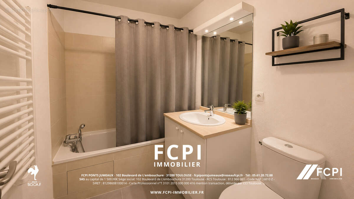 Appartement deux pièces 39 m2 - COLOMIERS - photo 10