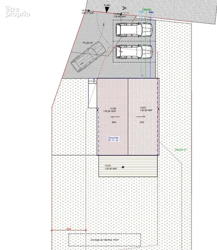 Terrain avec permis accordé et purgé Maison 140m2 - CUERS - photo 6