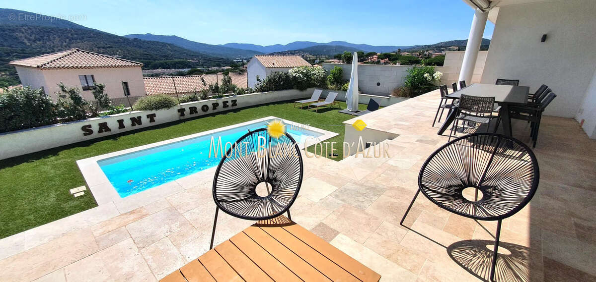 Villa 4 chambres, grand sejour, piscine, magnifique vue degagee jusqu'a la mer - photo 5