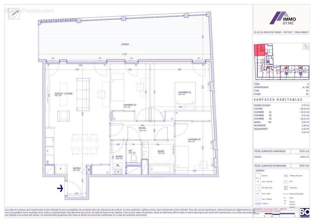 Appartement à MEYTHET