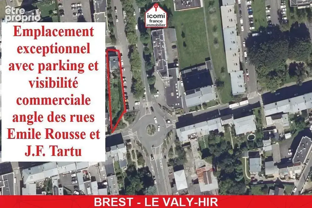 Finistere - brest (29200) - a vendre - 2 rue emile rousse - terrain constructible de 718m² avec maison existante a demolir - ide - photo 2