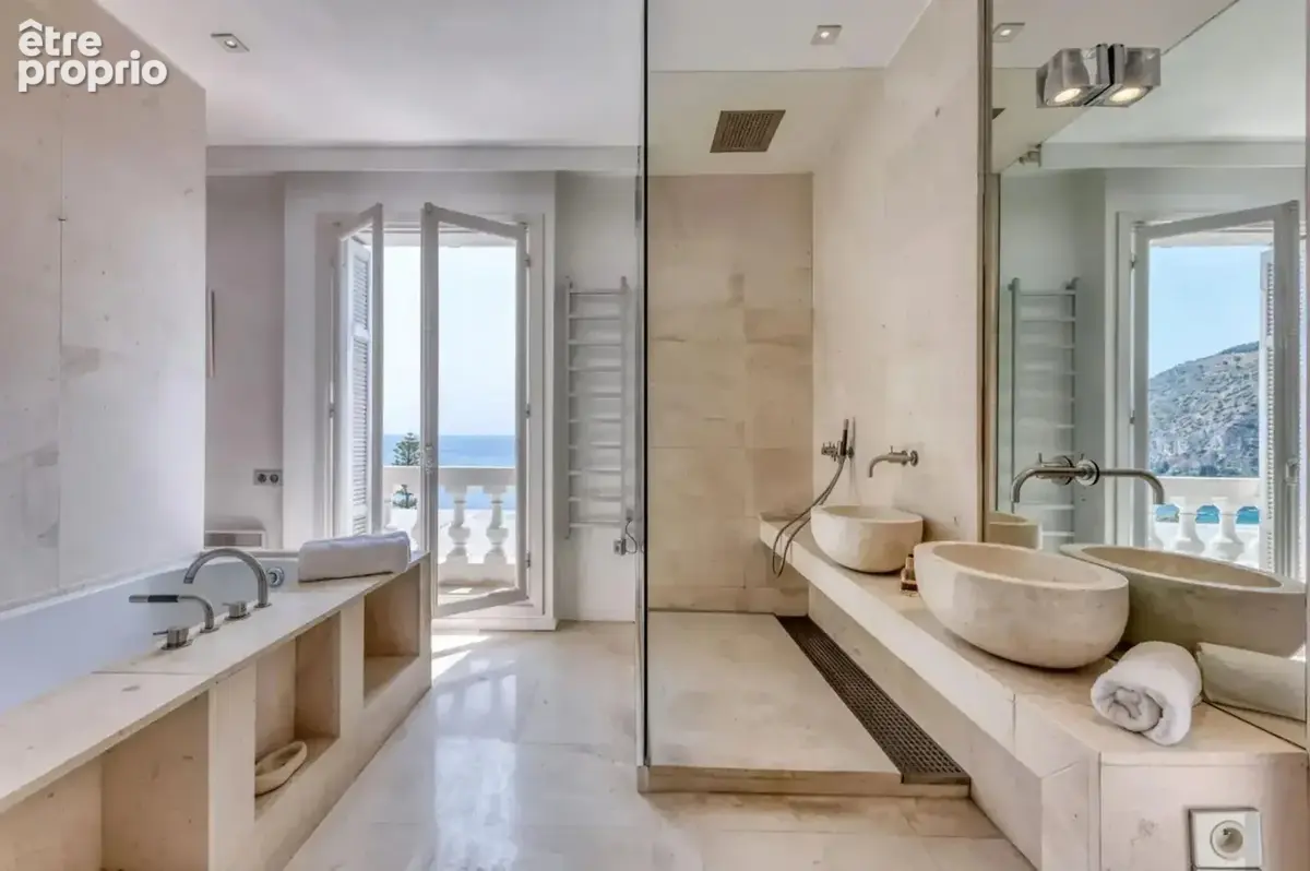 Eze bord de Mer, villa de charme, belle vue mer. - photo 5