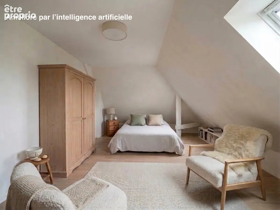 Quartier Jeanne d'Arc - Appartement Rennes 5 pièces 130 m2 - Duplex - 4 chambres - Dernier étage - Garage - jardin partagé - photo 10