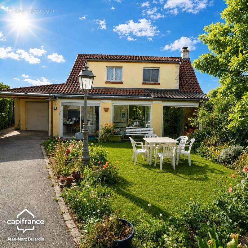 BOUVIGNIES: Maison individuelle 115 m² à la campagne, jardin clos et belle pièce de vie - photo 13