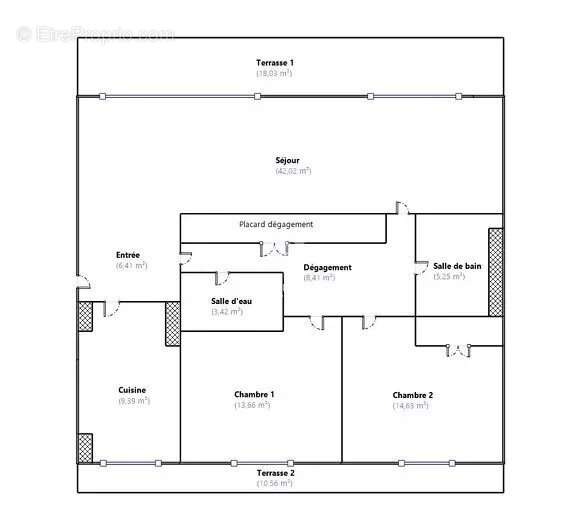 Appartement à LE CANNET