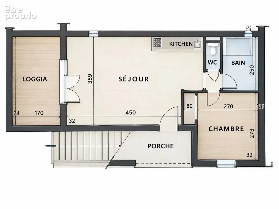 Apt 2 pièces 32m² avec deux terrasses jardins et parking - photo 11
