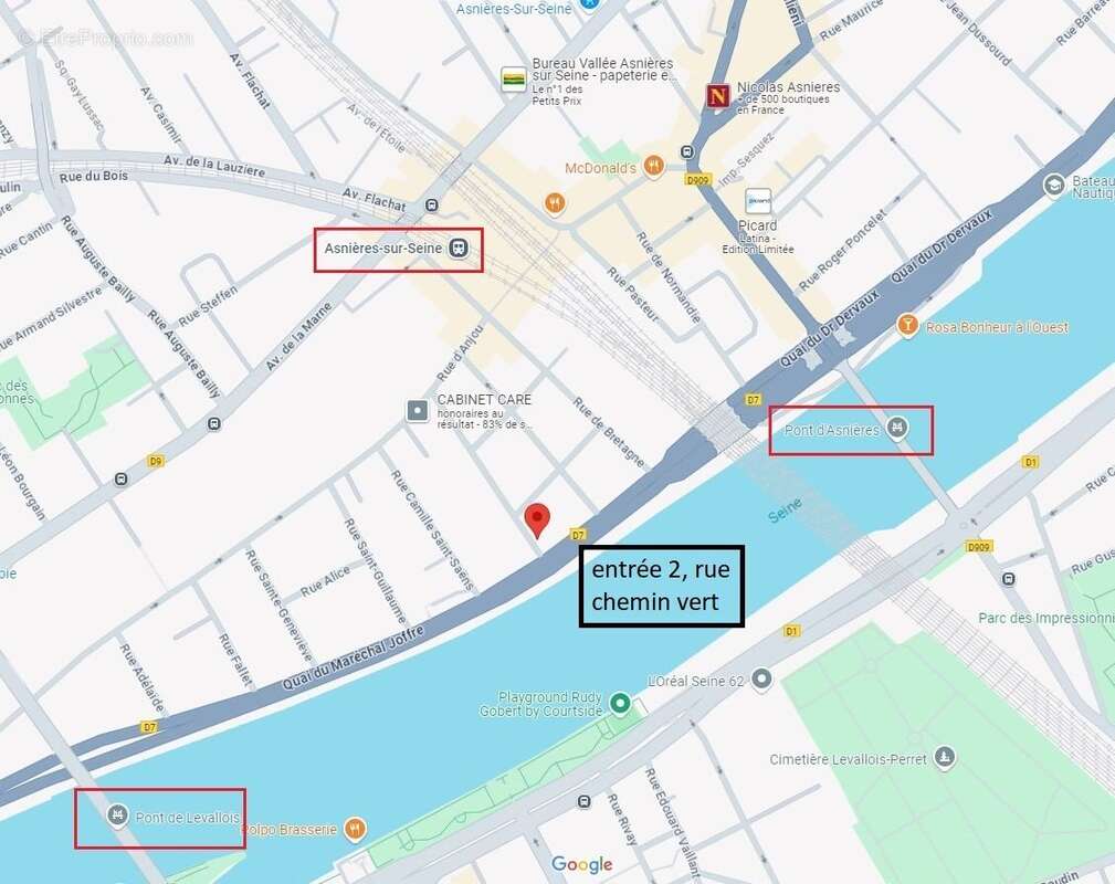 Commerce à ASNIERES-SUR-SEINE