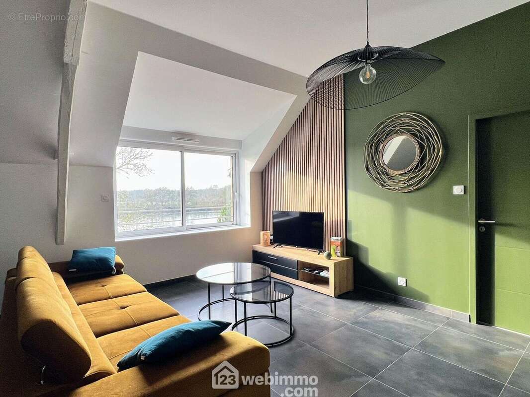 ... avec une partie salon séjour avec vue Loire privilégiée sur la Loire... - Maison à CHALONNES-SUR-LOIRE