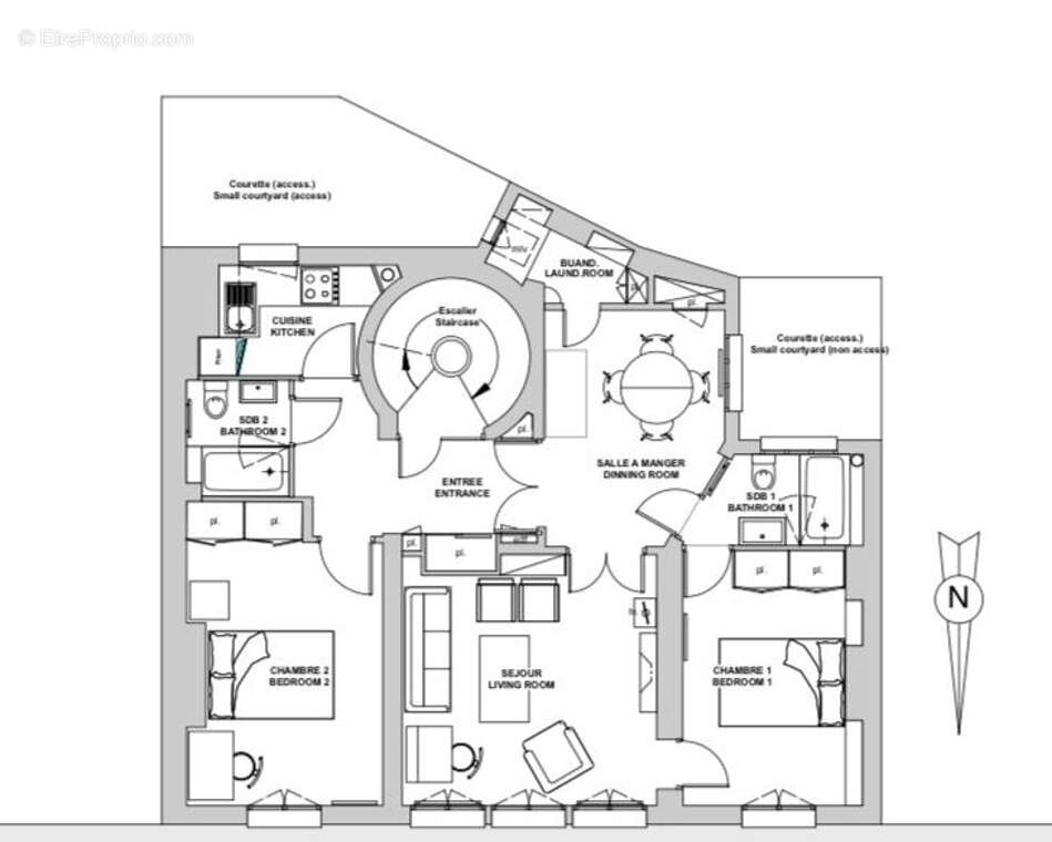 Appartement à PARIS-14E