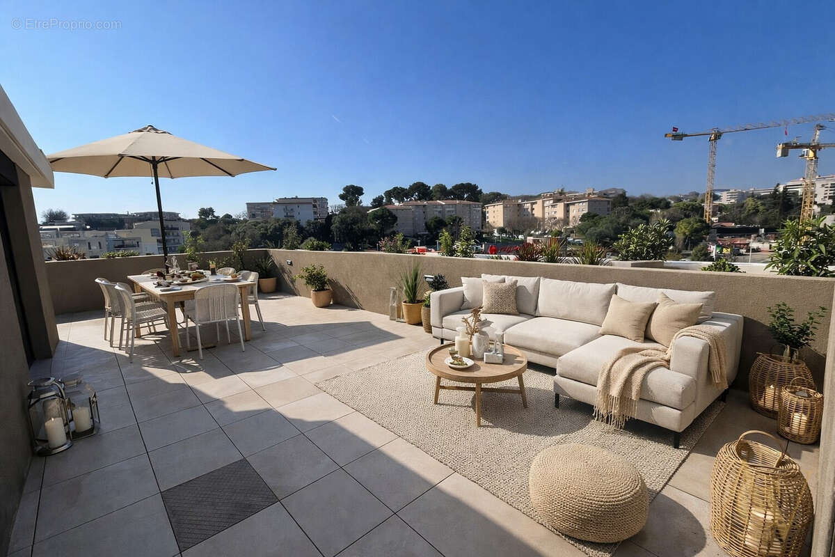 Magnifique 3 Pièces dernier étage terrasse ANTIBES 3 - Appartement à ANTIBES
