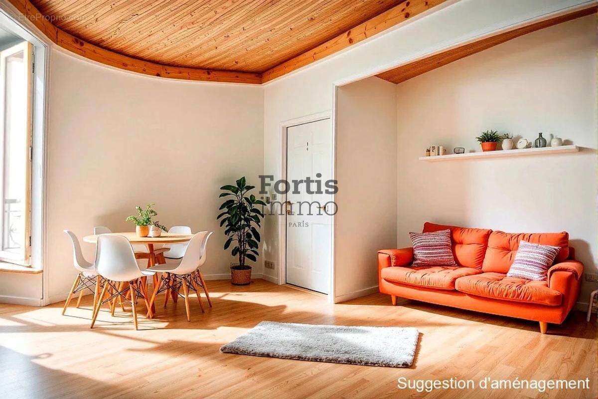 Paris 14 – alesia plaisance -  studio 22,30 m² au calme - photo 3