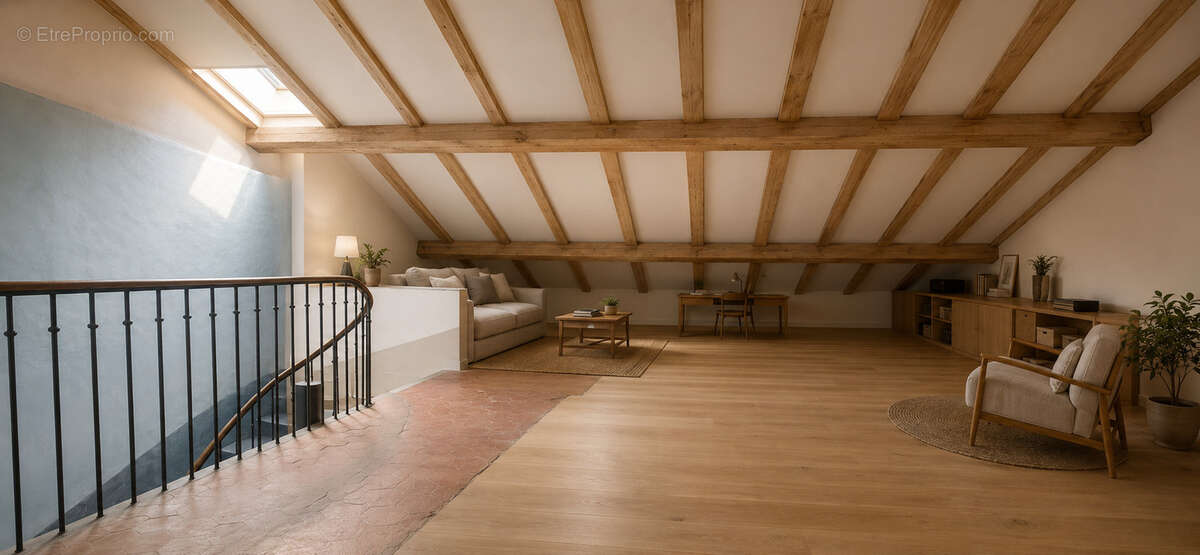 Hyères centre — 4ᵉ et dernier étage — combles à aménager — 114,95 m2 au sol - photo 9