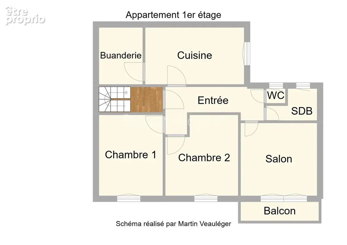 Immeuble de rapport   110 m2 habitables + grange   Hypercentre de Brioude - photo 4