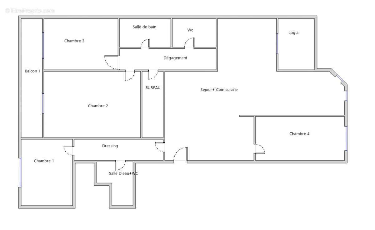 Appartement à LEVALLOIS-PERRET