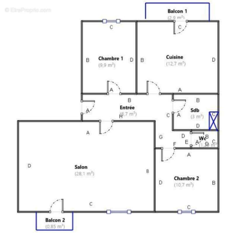 Appartement à ROANNE