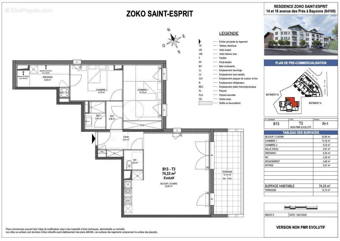 Appartement à BAYONNE