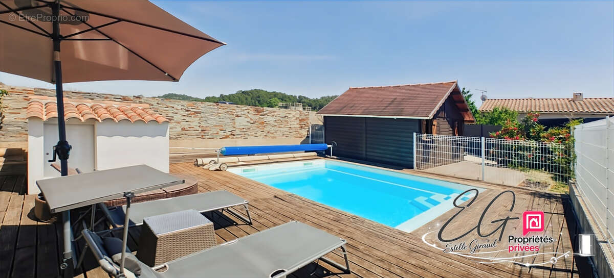VILLEGLY : Villa de plain-pied avec piscine et jacuzzi - photo 17