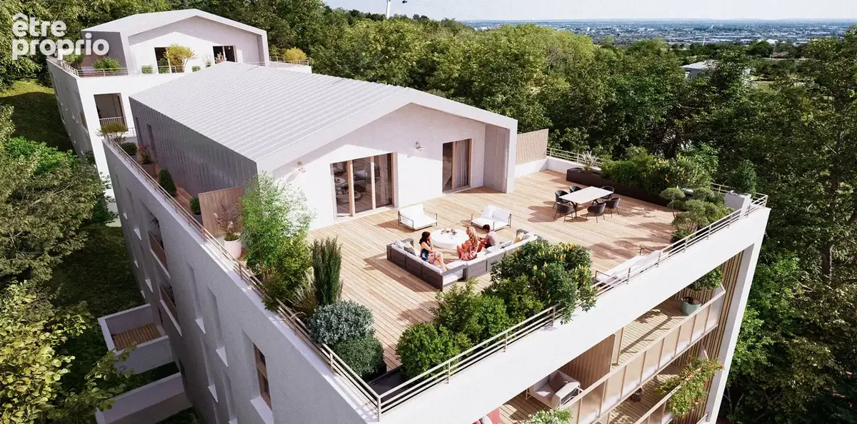 Appartement Toulouse 4 pièces de 85m² + 95m² de Terrasse + 2 Parkings sous-sol ! PECH DAVID - photo 1