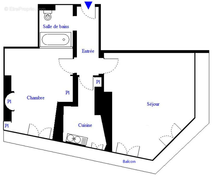 Appartement à PARIS-19E