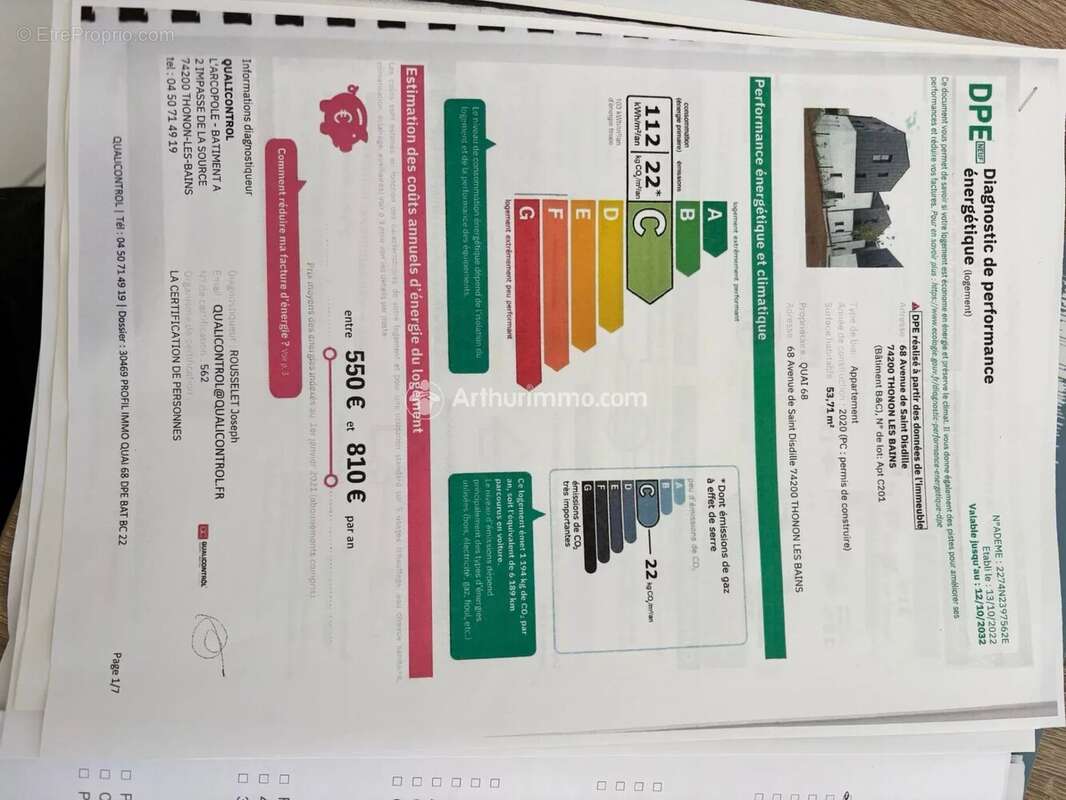 Appartement à THONON-LES-BAINS