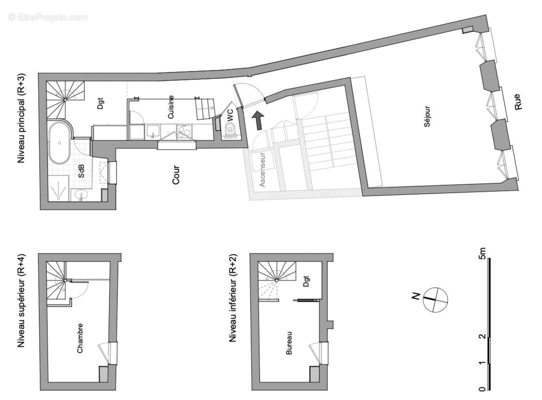 Appartement à PARIS-2E