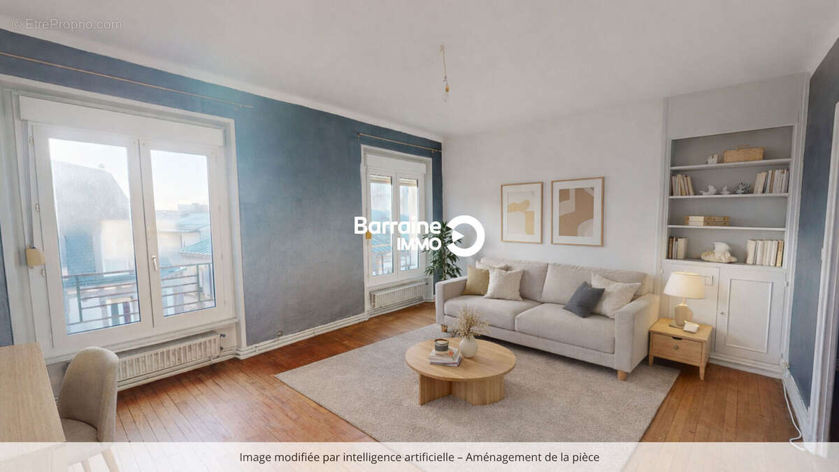 Exclusivité brest centre-ville jaurès appartement t5 106.07 m² seul sur le palier - photo 4