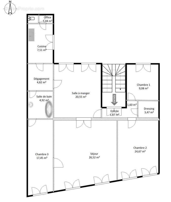 Appartement à VERSAILLES
