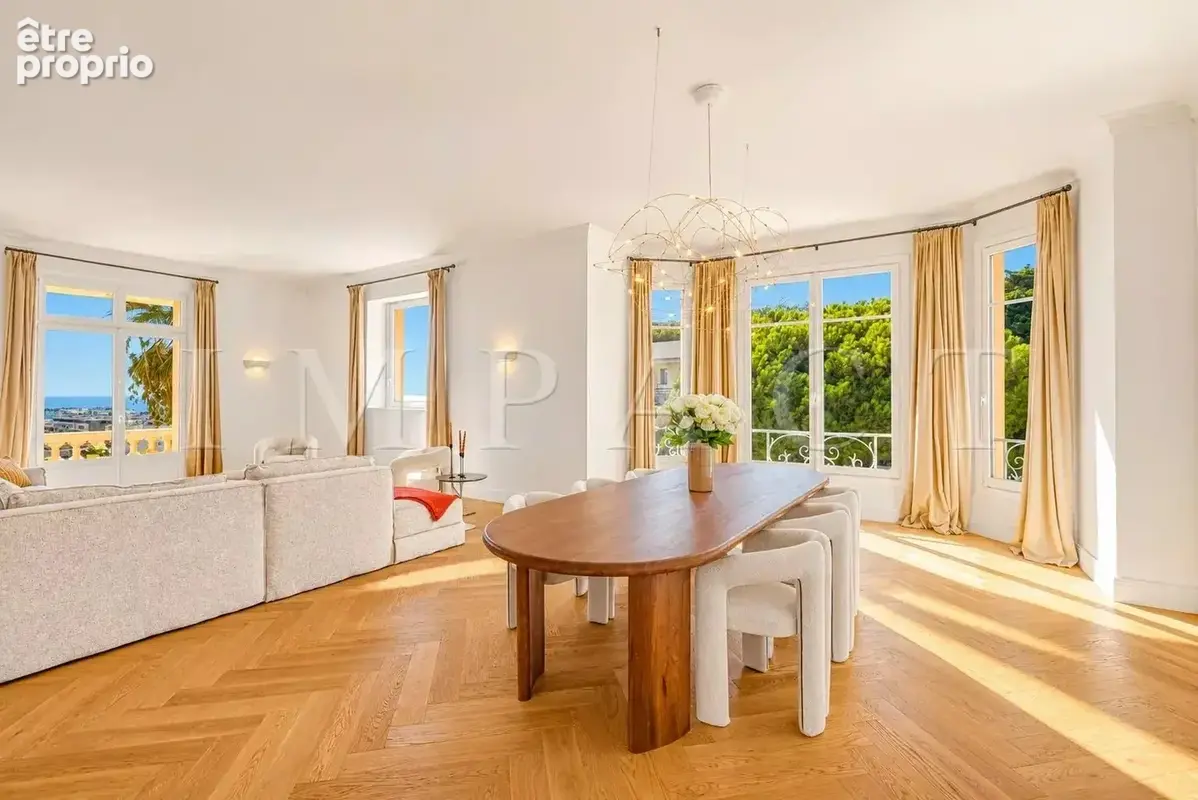 Cannes Californie – Appartement 4 Pièces Belle Époque rénové avec vue mer à vendre - photo 3