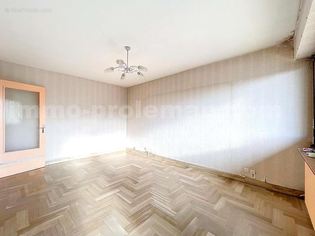 Appartement_T3_Gaillard_belle_superficie_prix_frontière_Suisse_direction_GENEVE_autoroutes_investissement_locatif_vente_vue_séjour_salon - Appartement à GAILLARD