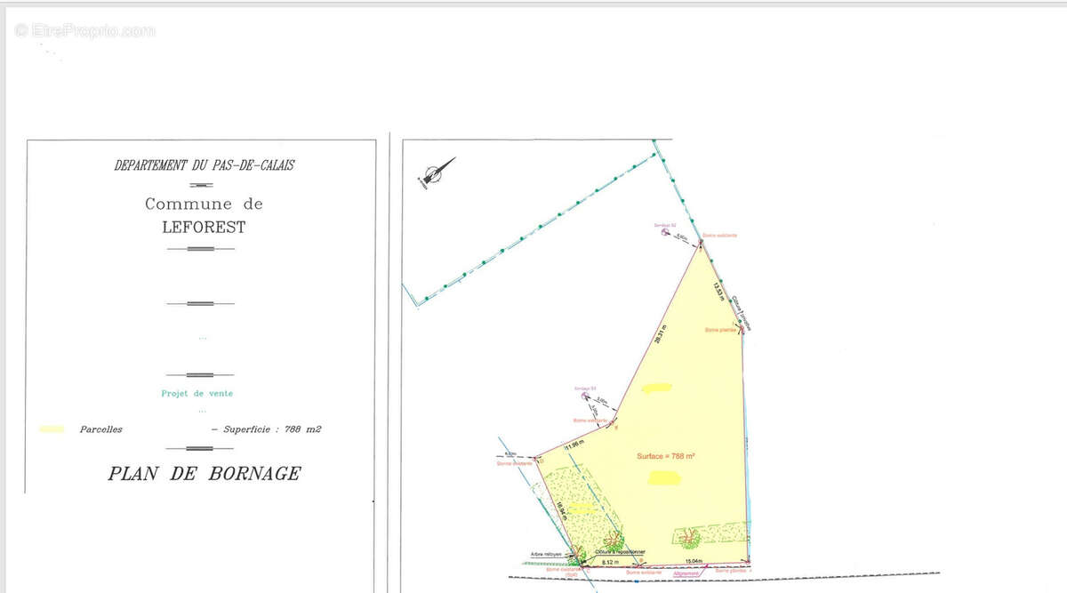 Terrain constructible de 788m2 - photo 7
