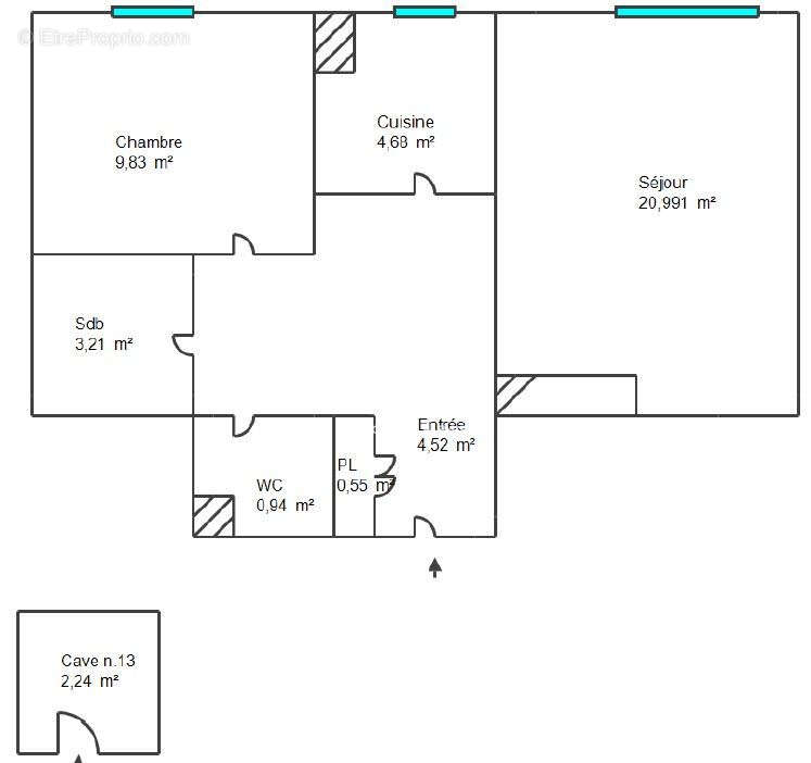 Appartement 45 m² à Asnieres-Sur-Seine  - photo 9