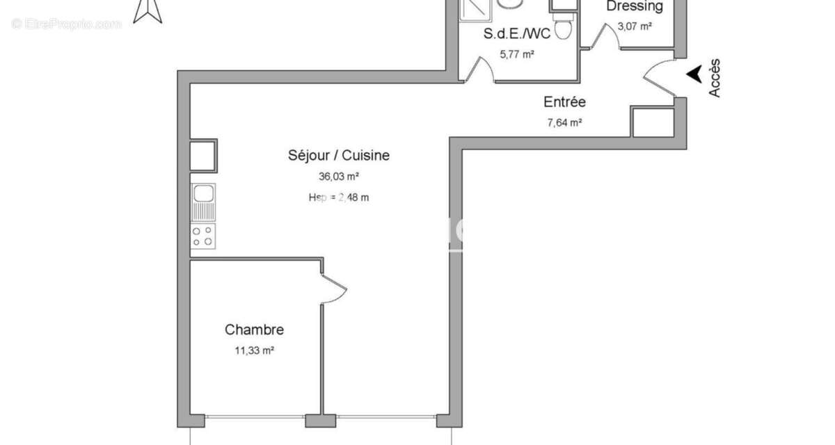 Exclusivité FONCIA, T2 rez-de-chaussée 64m2, aux normes d'accessibilité - photo 7