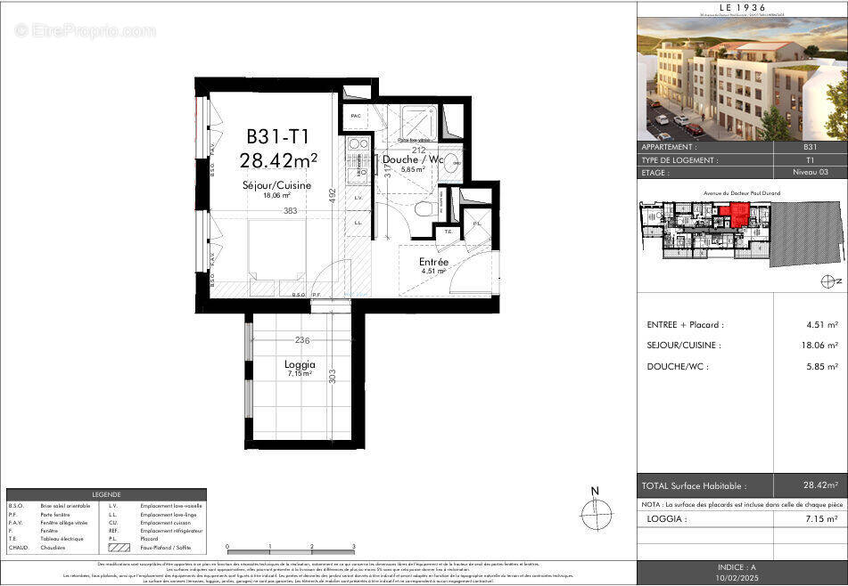 Appartement à TAIN-L'HERMITAGE