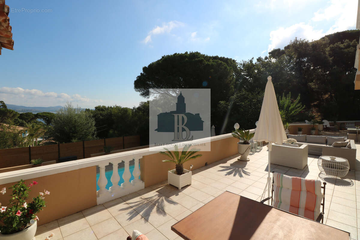 Gassin, villa, vue mer de l'étage, aux portes de Saint-Tropez, - photo 2