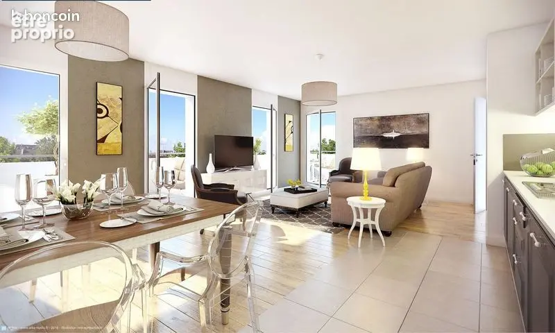 Beau T3 en dernier étage de 60m² avec terrasse de 13m2 - photo 2