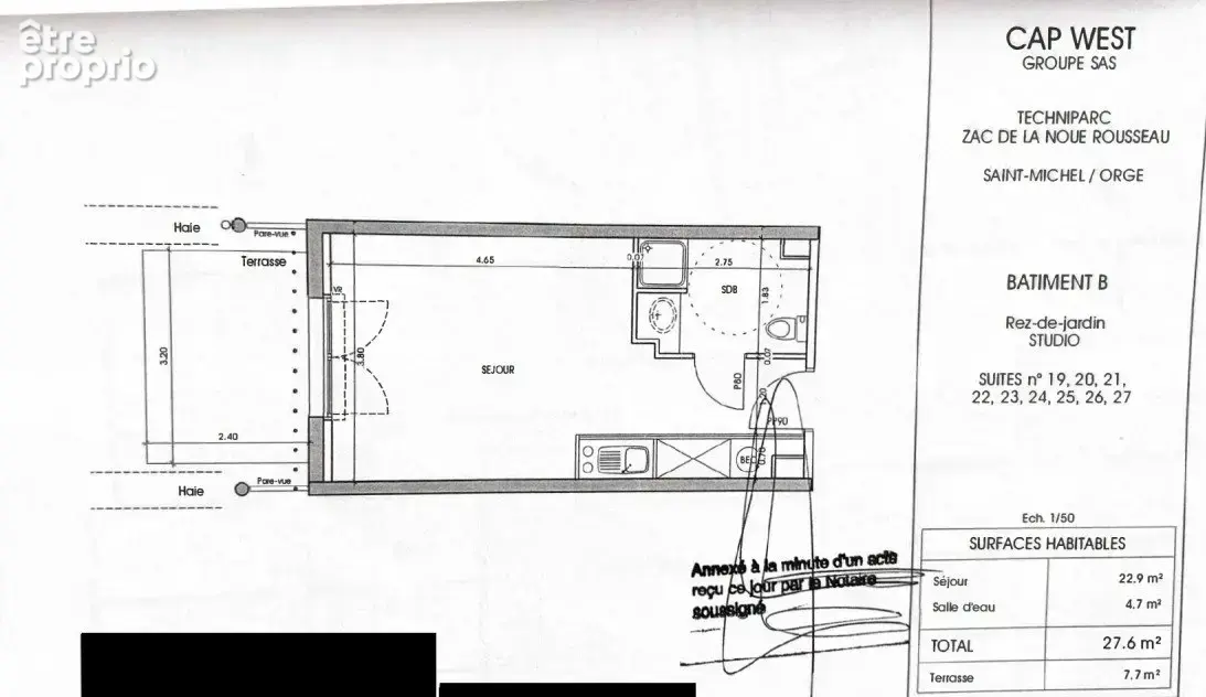 INVESTISSEMENT LOCATIF  Saint-Michel-sur-Orge  Résidence d'Affaires Cap West - 5,52 % de rentabilité - photo 2