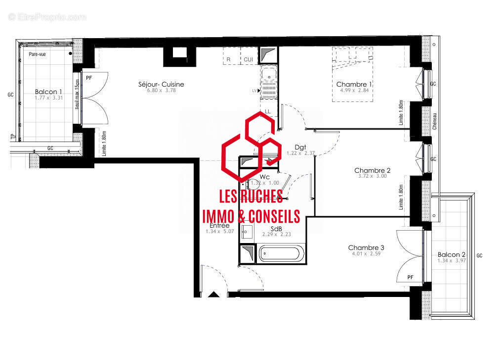 Appartement à VILLENEUVE-SAINT-GEORGES