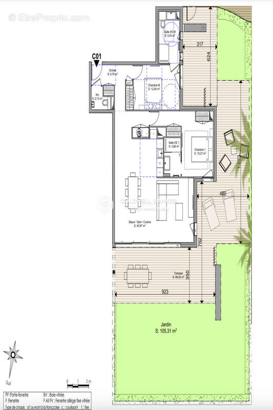 Appartement à LES ISSAMBRES
