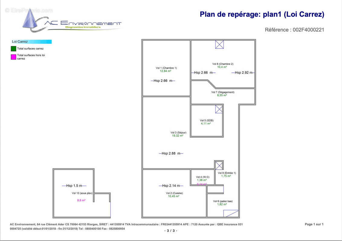 Appartement à LYON-6E