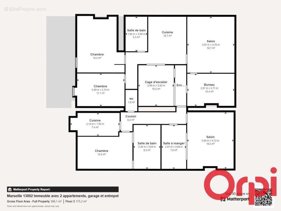 Appartement à MARSEILLE-2E