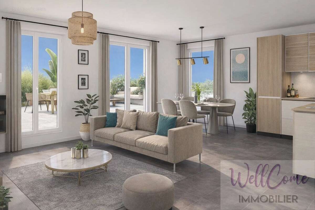 VEFA  - Appartement T3 de 56,65 m² Côté Est (Box inclus) à Chambery-le-Haut ! - photo 3