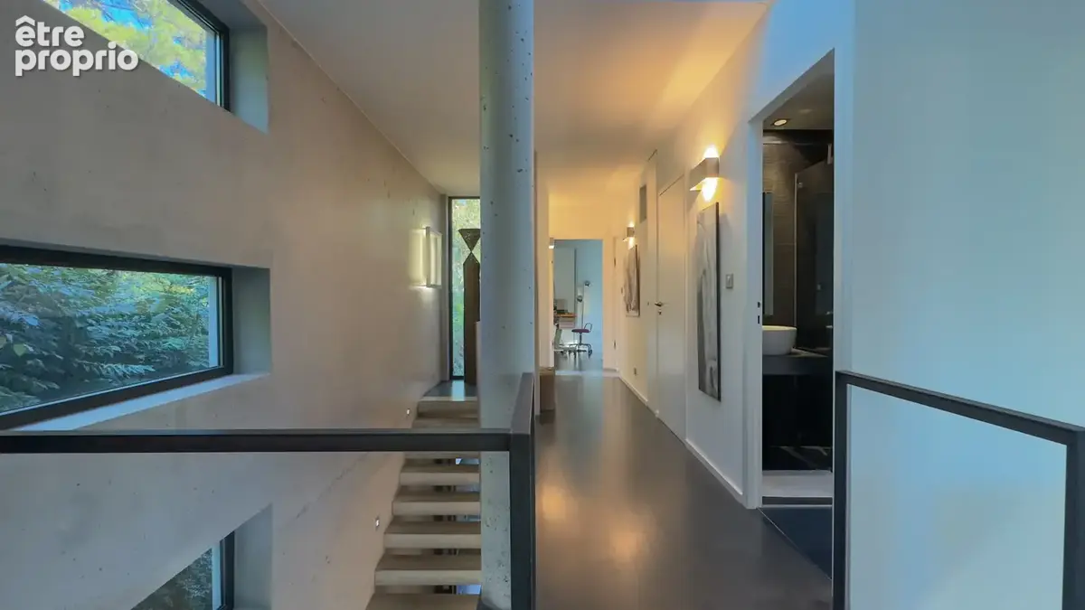 Thonon - Corzent - Villa d'architecte à deux pas du lac dans un havre de paix et de verdure - photo 10